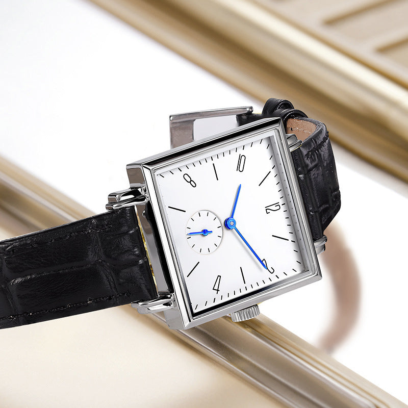 Stylish and simple square quartz watch