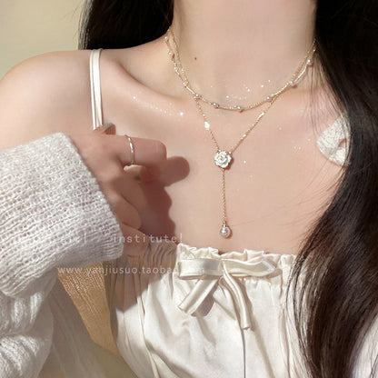 Light Luxury Clavicle Pearl Necklace