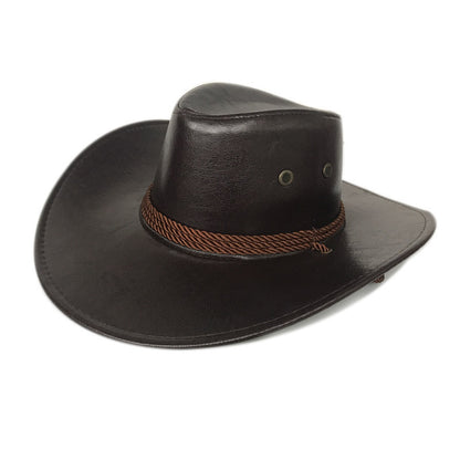 American West Cowboy Hat Faux Leather Hat