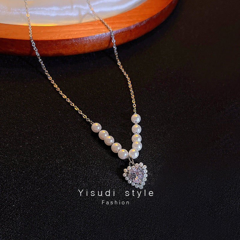 Light Luxury Clavicle Pearl Necklace