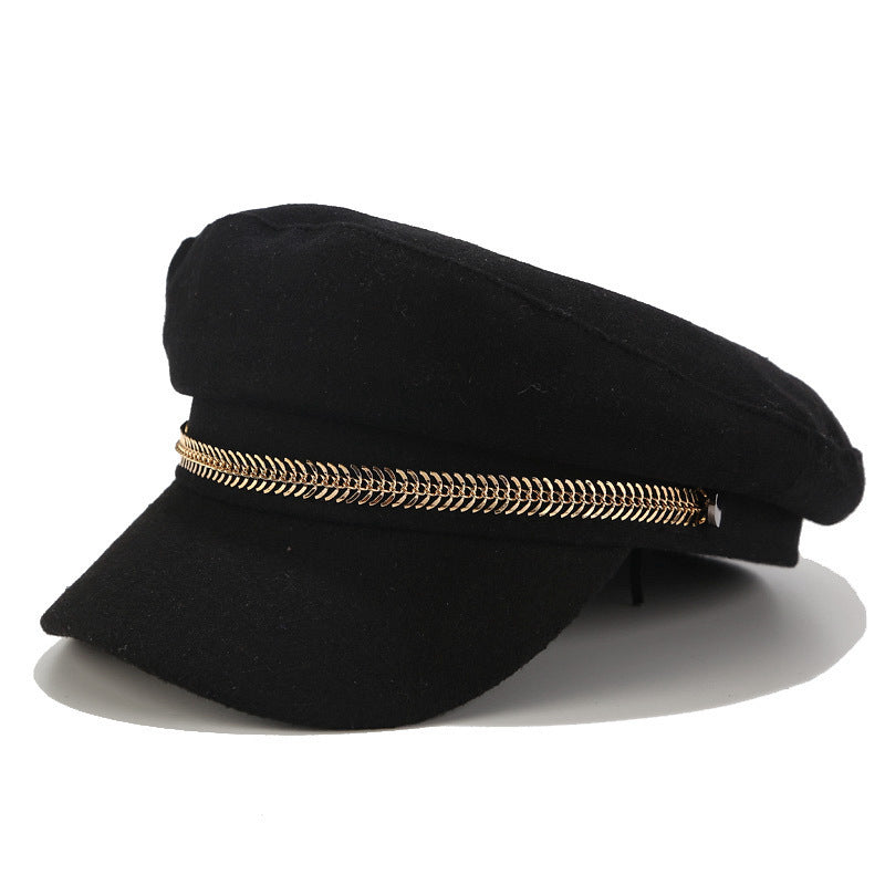 All-Match Navy Hat Beret British Retro Trend Fashion Hat Painter Hat