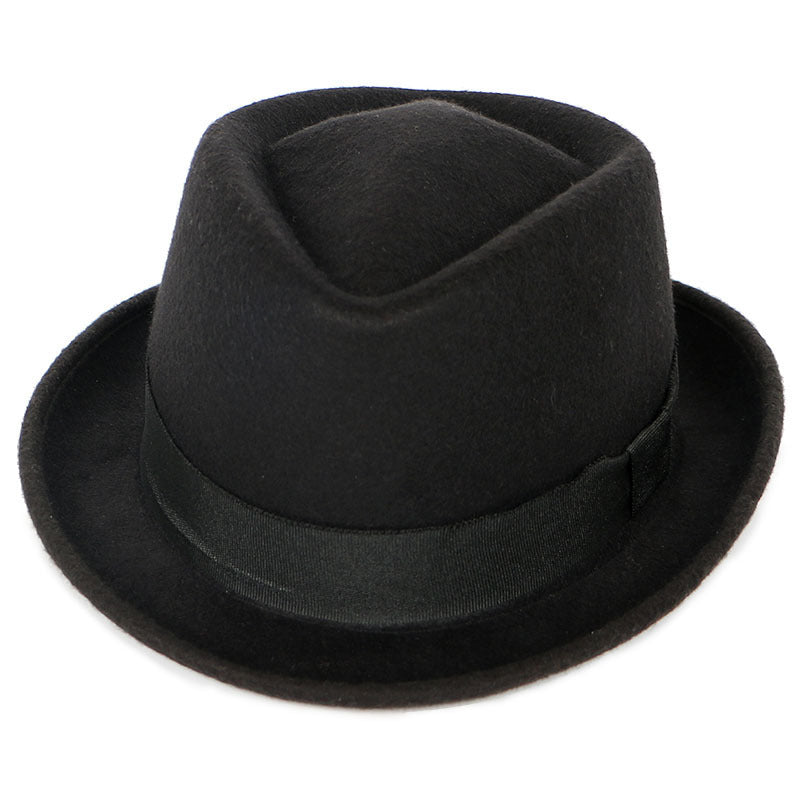 New autumn and winter British wool hat top hat