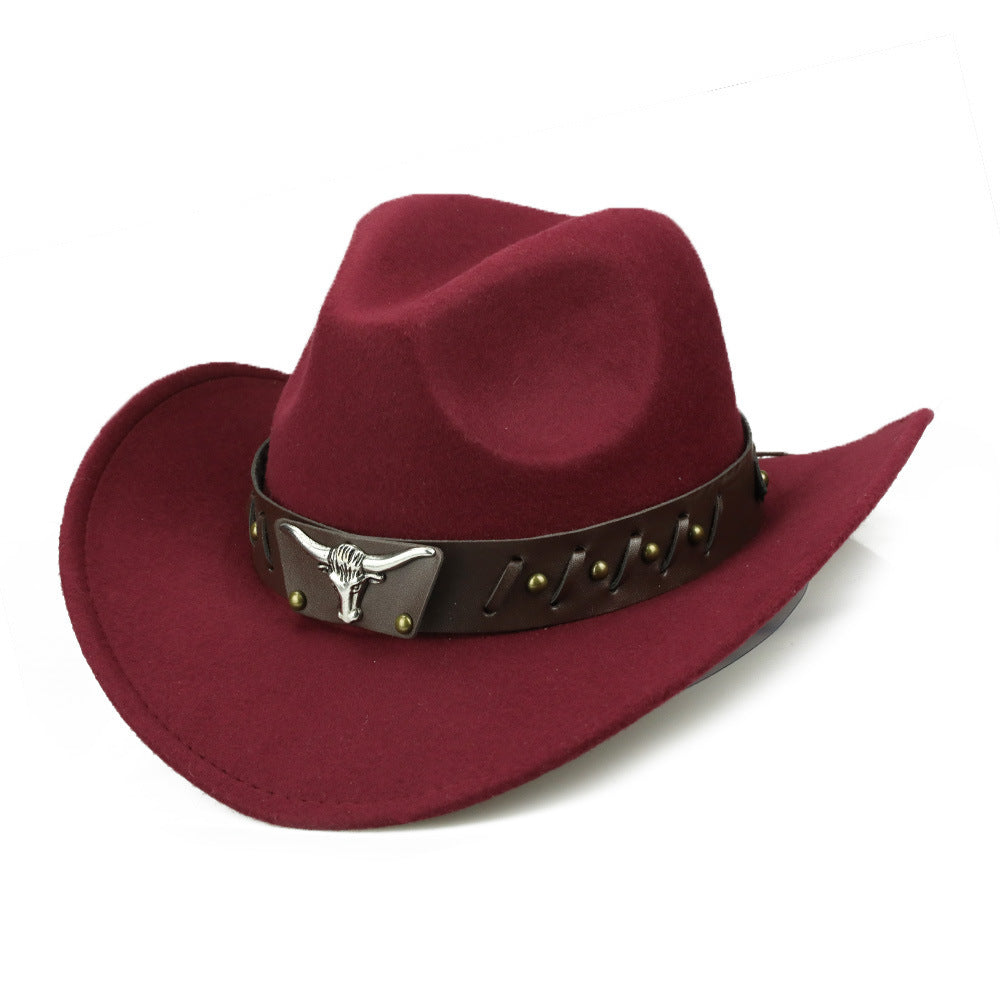 Western cowboy hat outdoor travel knight hat color