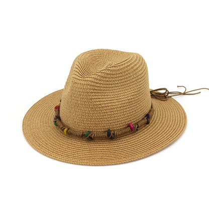 Jazz Sun Hat SpringSummer New Hat Female Beach Sun Protection Top Hat