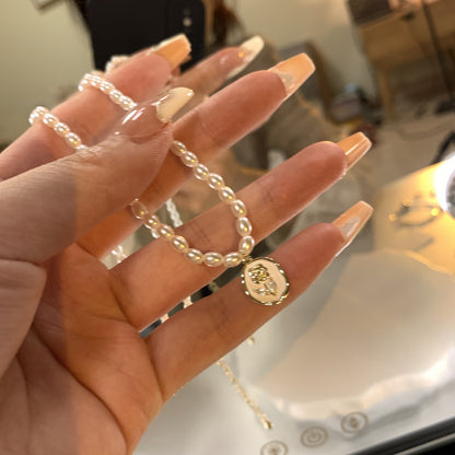 Light Luxury Clavicle Pearl Necklace