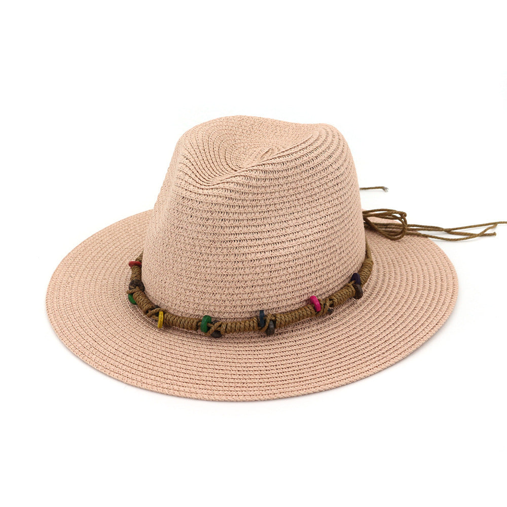 Jazz Sun Hat SpringSummer New Hat Female Beach Sun Protection Top Hat