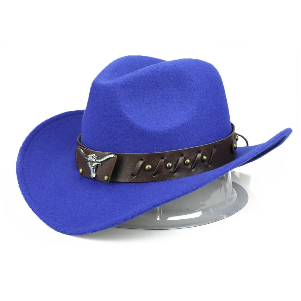 Western cowboy hat outdoor travel knight hat color