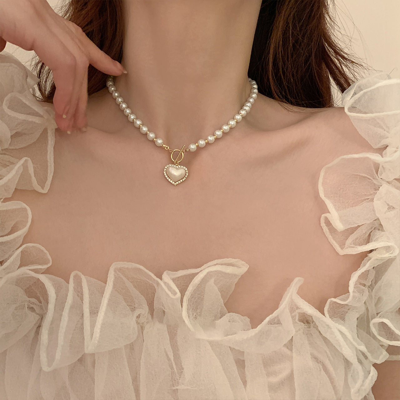Light Luxury Clavicle Pearl Necklace