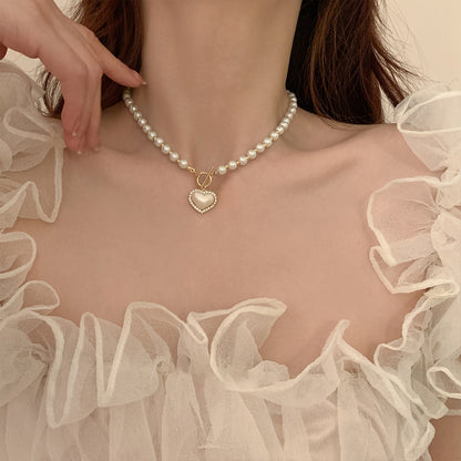 Light Luxury Clavicle Pearl Necklace