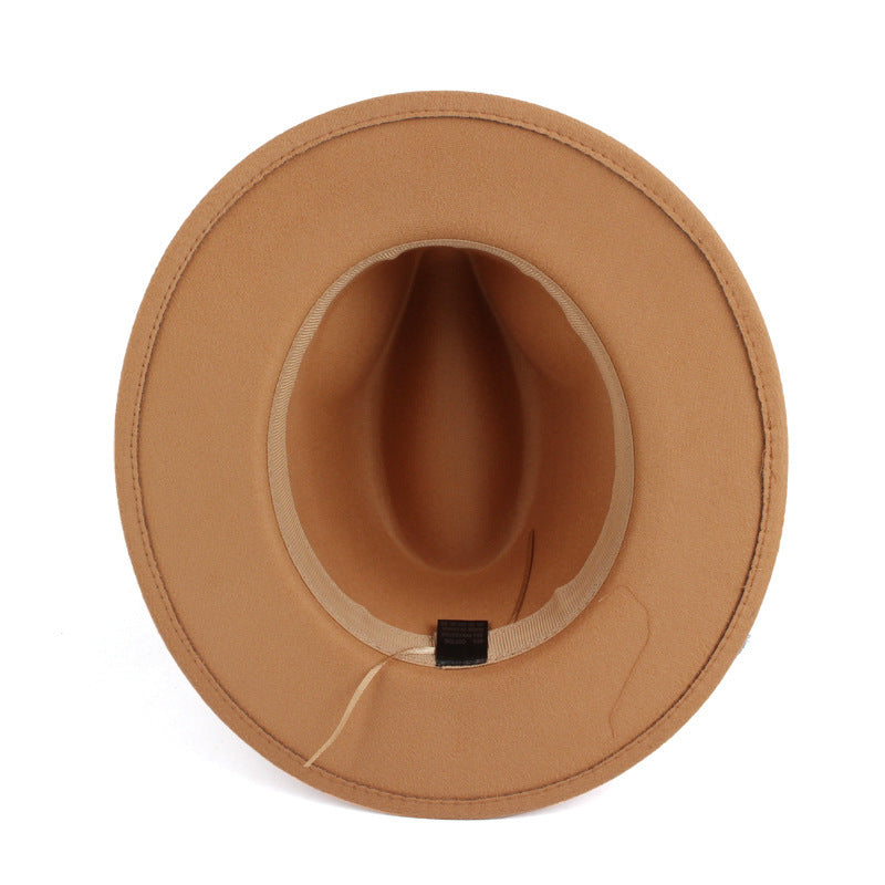 Women's Denim Blue Cloth Scarf Hat Woolen Hat