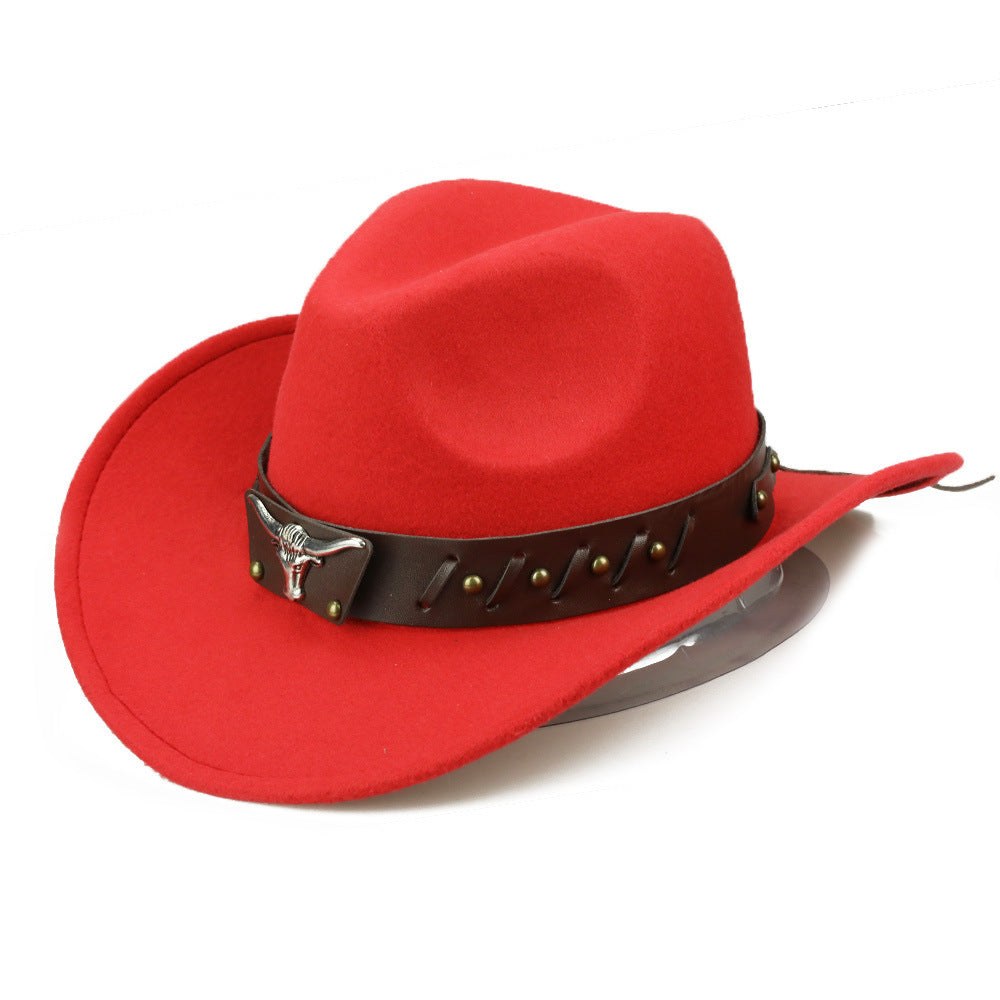 Western cowboy hat outdoor travel knight hat color