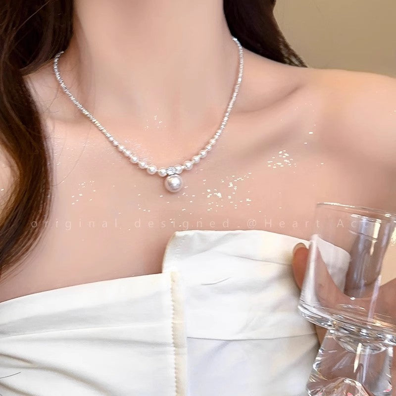 Light Luxury Clavicle Pearl Necklace