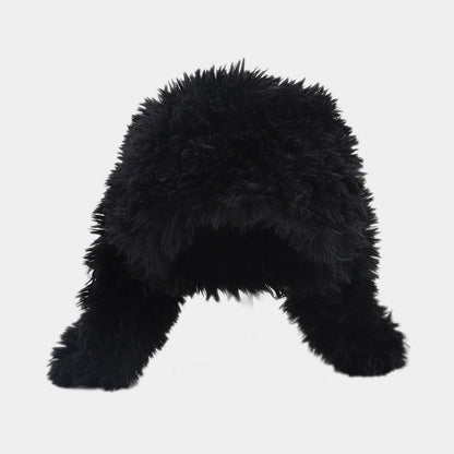 Colorful Plush Rabbit Ears Cute Funny Ushanka