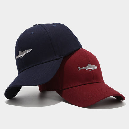 Solid Color Curved Brim Cotton Hard Top Casual Baseball Cap