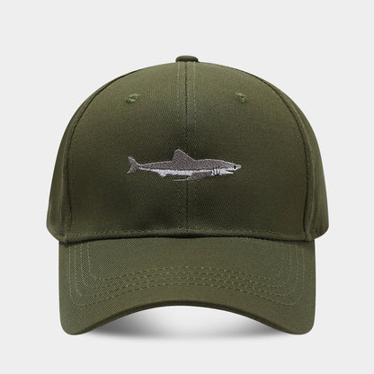 Solid Color Curved Brim Cotton Hard Top Casual Baseball Cap