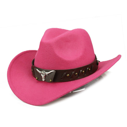 Western cowboy hat outdoor travel knight hat color