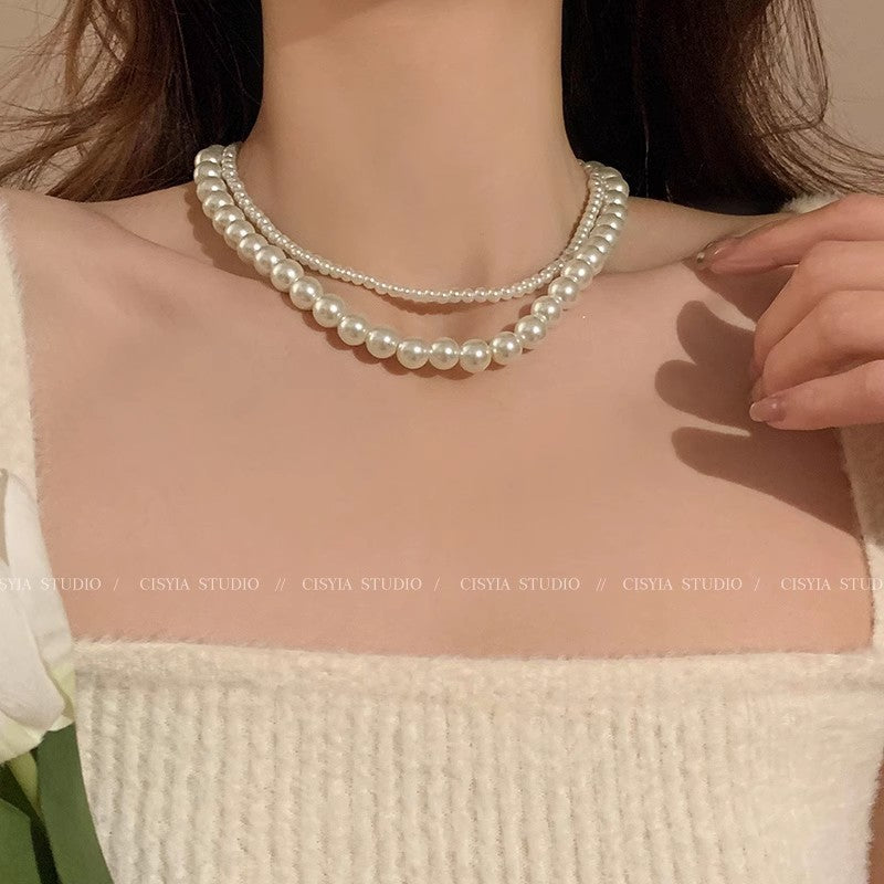 Light Luxury Clavicle Pearl Necklace