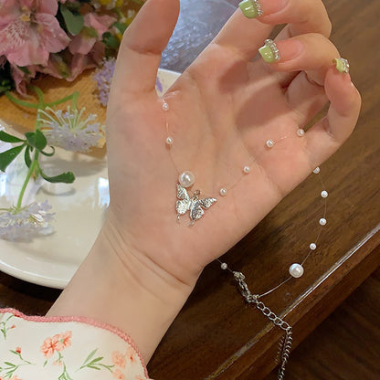 Light Luxury Clavicle Pearl Necklace