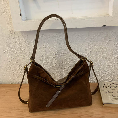 Frosted Double-pass Crossbody Bag