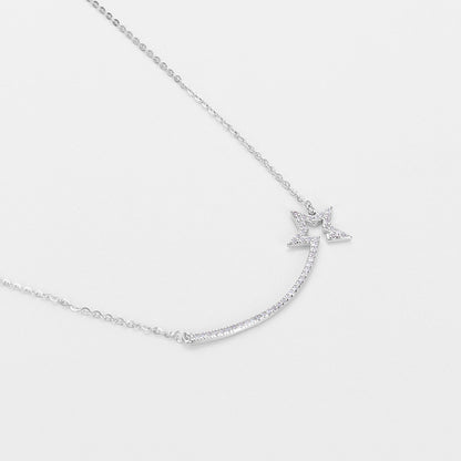 S925 Sterling Silver Special Interest Light Luxury Fashion Accessories Sweater Chain Qixi Gift