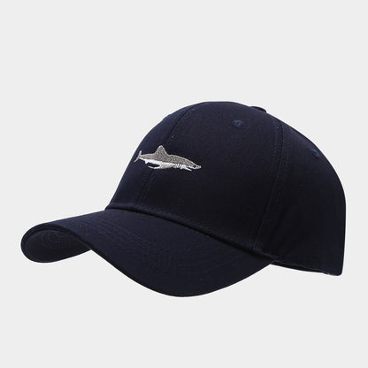 Solid Color Curved Brim Cotton Hard Top Casual Baseball Cap
