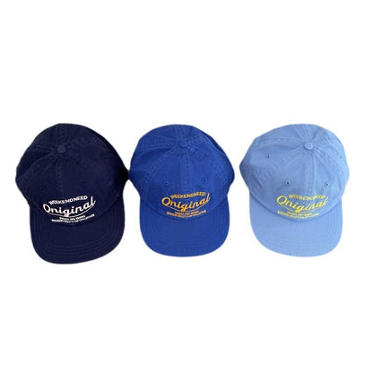 Assorted Colors Retro Hip Hop Soft Top Flat Eaves Cap Women Look Small