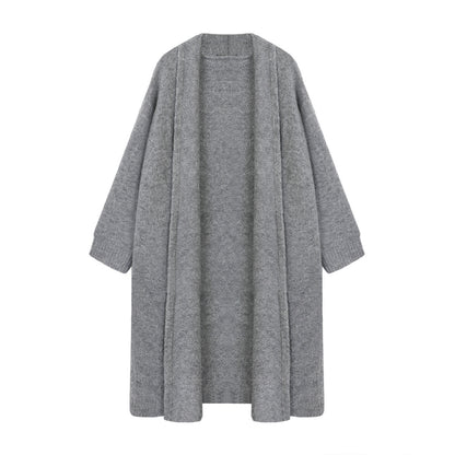 High-end Cashmere White Velvet Australian Wool Coat