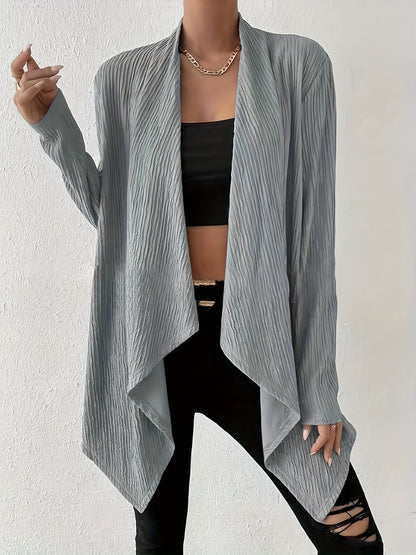 Casual Loose Cardigan Knitted Coat Women's Clothing