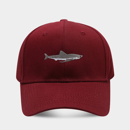 Solid Color Curved Brim Cotton Hard Top Casual Baseball Cap