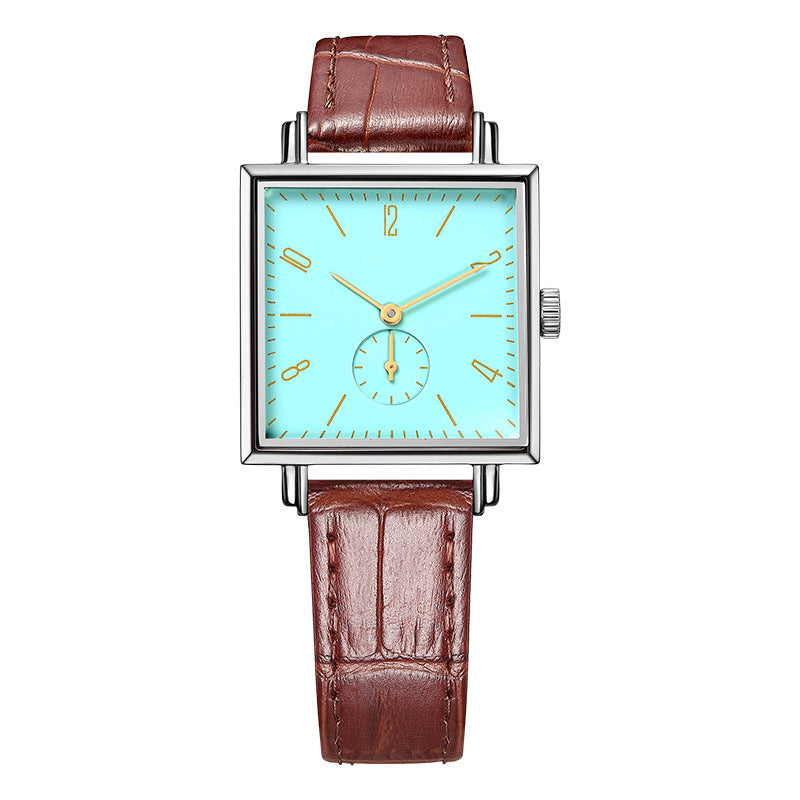 Stylish and simple square quartz watch