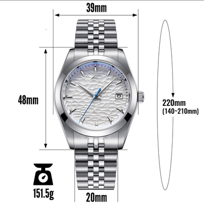 Men's Fashion Stainless Steel Waterproof Mechanical Watch